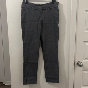 Black and white checkered Hilary Radley pull on slacks